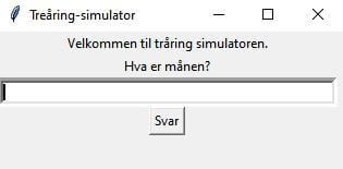 Bilde av inputboks til programmet